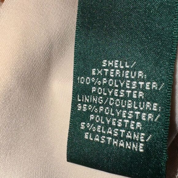 Lauren Ralph Lauren Metallic Silver Cowl Neck Cocktail Dress – Size 12 EUC - Picture 10 of 17